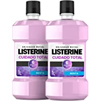 Listerine Cuidado Total- Enjuague Bucal- Sabor Menta- Pack 2 x 1000 ml